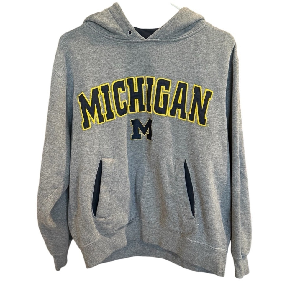 Champs Gray Michigan Hoodie